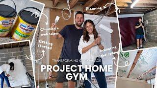 Next Home Project | Turning our Garage into a Home Gym, our plans, making a start and moodboard!