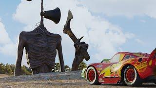 Lightning McQueen vs Siren head | Pixar cars