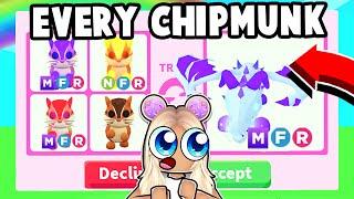 TRADING *EVERY* CHIPMUNK in ADOPT ME!