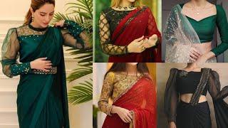 Latest Full Sleeves Blouse Designs 2023||Full Hand Saree Blouse Designs||Latest Full Sleeves Blouse