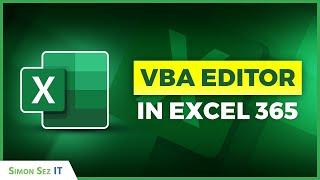 How to Use the VBA Editor in Excel 365