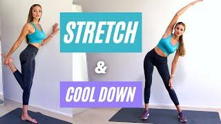 9 min Stretching Exercises After Workout / Full Body Cool Down For Relaxation and Flexibility