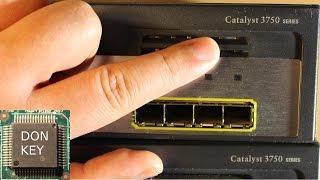 Cisco 3750G Gigabit Layer 3 switch teardown, a detailed overview for CCNA lab and repair