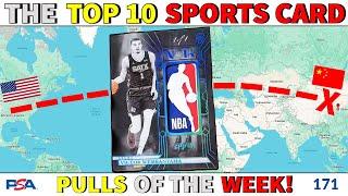 [CONFIRMED] THE BIGGEST CARDS ARE PULLED IN CHINA!  | TOP 10 SPORTS CARD PULLS OF THE WEEK | EP 171