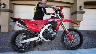 Honda CRF 450 RL | First Ride And First Impressions Completely STOCK