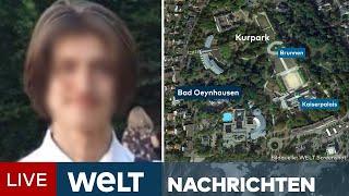 FAHNDUNGSERFOLG IN BAD OEYNHAUSEN: Polizei nimmt mutmaßlichen Kurpark-Killer fest | WELT Livestream