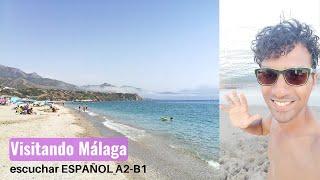 Visitando Málaga y la Costa del Sol - Spanisch Hörverstehen A2-B1 mit Untertiteln