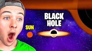 BeckBros React To BLACK HOLE SIZE COMPARISONS