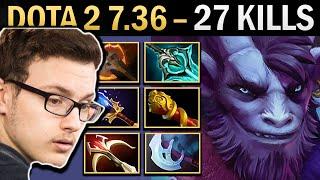 Riki Gameplay Miracle with 27 Kills and Battlefury - Dota 2 7.36