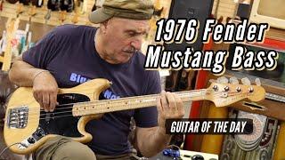1976 Fender Mustang Bass | Guitar of the Day - Roberto Vally