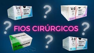 QUAIS SÃO OS FIOS DE SUTURA - VICRYL! NYLON! PROLENE! ALGODÃO! ETHIBOND