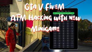 Gta V FiveM ATM Hacking with new Minigame