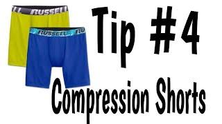 Tip #4 Compression Shorts One tip in one minute to be an ultralight and ultracool backpacker