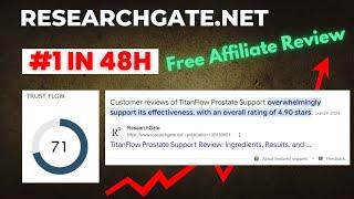 Get Ranked #1 in 48h with Researchgate Domain (Parasite SEO)