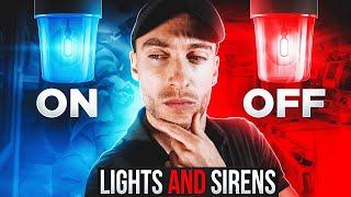 Lights and Sirens VS No Lights and Siren for EMS 