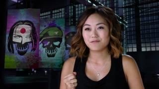 Suicide Squad: Karen Fukuhara "Katana" Behind the Scenes Movie Interview | ScreenSlam