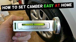 HOW TO USE CHEAP CAMBER TOOL | HOW TO SET CAMBER