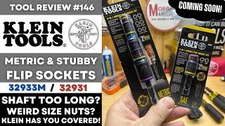 NEW! Klein METRIC & STUBBY Flip Sockets - What Many Have Asked For!  #tools #klein #electric
