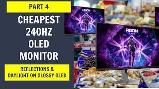 AOC AG276QZD2 - Reflections on Glossy QD-OLED - Cheapest OLED Monitor on the Market!