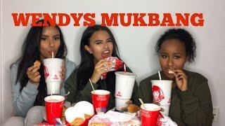 WENDY'S MUKBANG | GIRL CHAT (TWINS, PLASTIC SURGERY, YOUTUBE A REAL JOB?!) | Osh and Akela