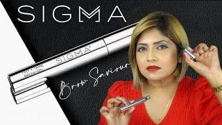 *New* Sigma Beauty Tint + Tame Brow Gel - Medium Review | #sigmabeauty #justbarnaa