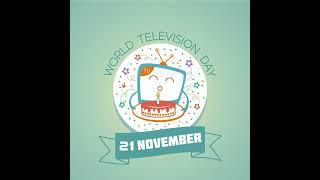 World Television Day - 21st November #WorldTelevisionDay #WorldTVDay #TVDay #TV #TVAllDay #tv #day