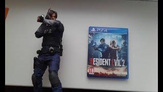 Statue Leon S.Kennedy from Resident Evil  2 Remake UNBOXING Collector's Edition