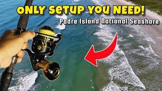 BEST SETUP for surf fishing Padre Island!