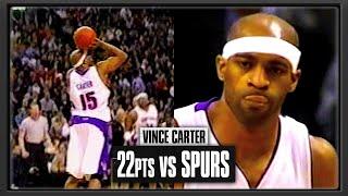 Vince Carter 22pts Raptors vs Spurs (2004.02.18)