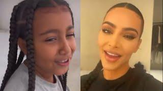 North West ROASTS Kim Kardashian for Her Instagram Voice