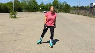 Wie bremse ich mit Rollschuhen? - Tutorial für Rollschuhe mit Vanessa