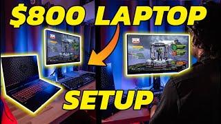 How to Create an EPIC Laptop Gaming SETUP - $800 build