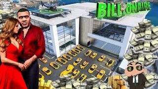 Franklin & Shinchan OPEN BILLIONAIRE CAR Showroom In GTA5 || SumitOP