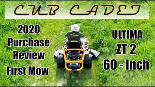 New 2020 Cub Cadet Ultima ZT2 60 Review & First Mow