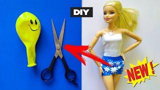 DIY Barbie Dresses with Balloons | BARBIE DOLL HACKS with Balloons