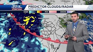 Milder end to the weekend, rain returns to the area starting Monday across south-central Pennsylv...