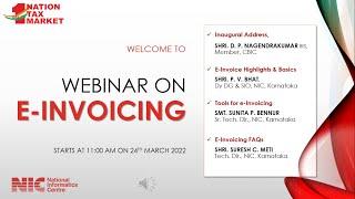 Webinar on e-Invoice